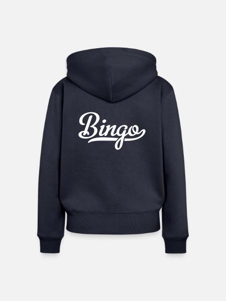 Bingo - Frauen Premium Bio Zip Hoodie - Navy