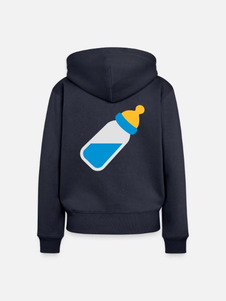 Baby - Frauen Premium Bio Zip Hoodie - Navy