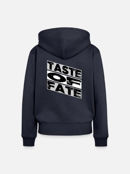 navigating destiny embracing destiny - Frauen Premium Bio Zip Hoodie - Navy