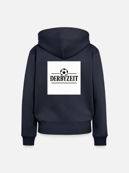 Derby! - Frauen Premium Bio Zip Hoodie - Navy
