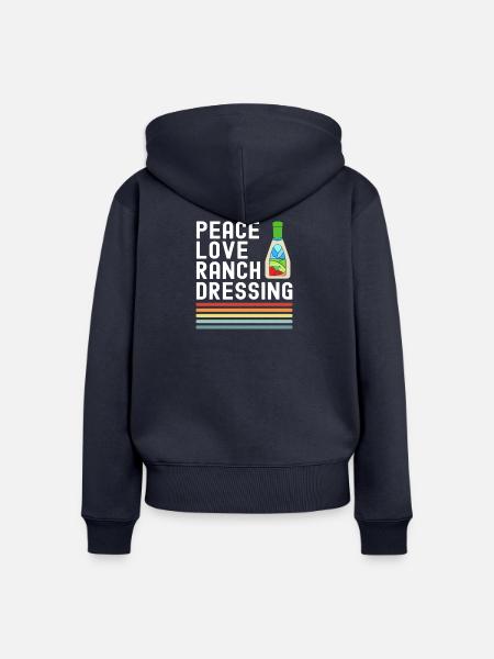 Dressing - Frauen Premium Bio Zip Hoodie - Navy