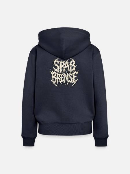 Heavy Metal Spassbremse - Frauen Premium Bio Zip Hoodie - Navy
