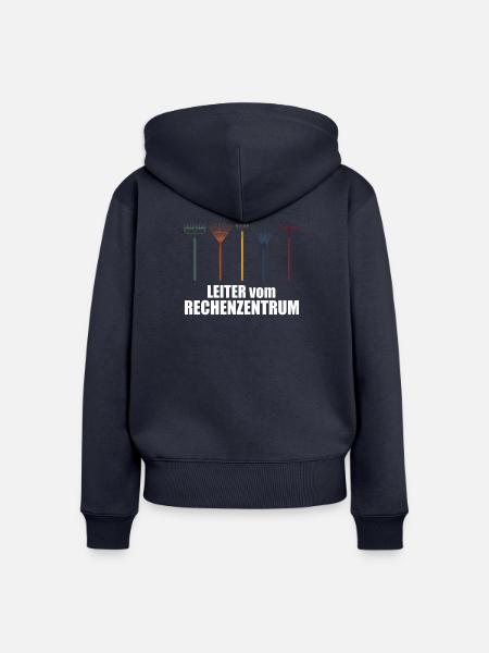 IT-Bereich Informatiker Programmierer IT-Spruch - Frauen Premium Bio Zip Hoodie - Navy