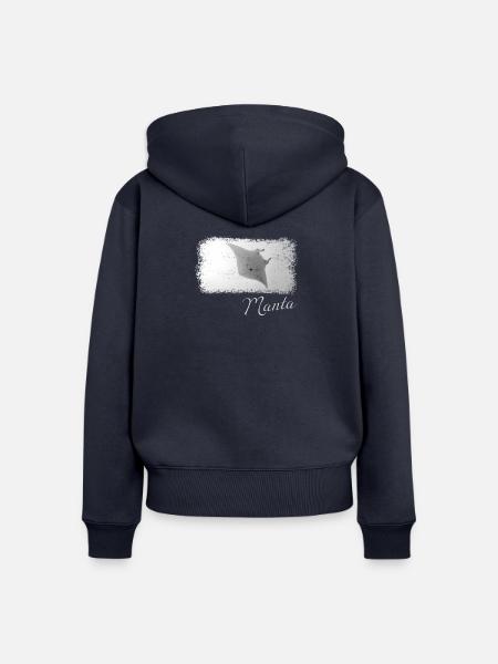Mantarochen - Frauen Premium Bio Zip Hoodie - Navy
