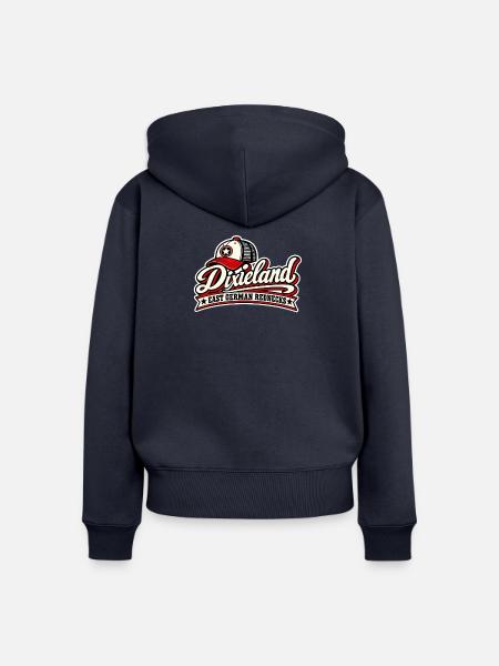 Pixelland Oststyle - Frauen Premium Bio Zip Hoodie - Navy