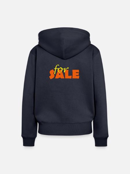FOR SALE - Frauen Premium Bio Zip Hoodie - Navy