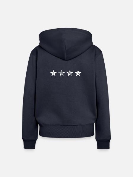 Band - Frauen Premium Bio Zip Hoodie - Navy