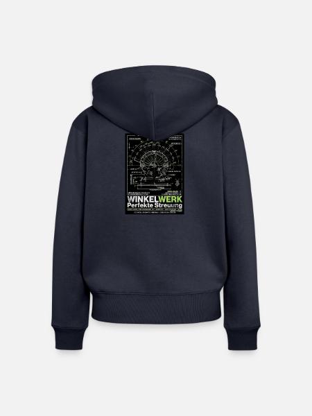 Pyrotechniker Streuung - Frauen Premium Bio Zip Hoodie - Navy