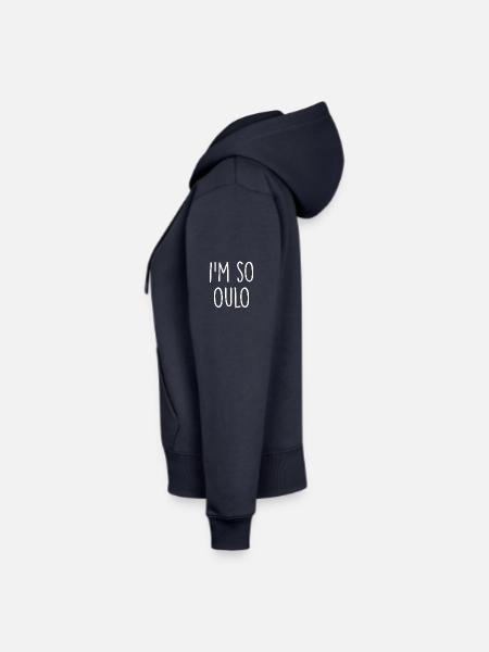 Oulo Finland - Frauen Premium Bio Zip Hoodie - Navy