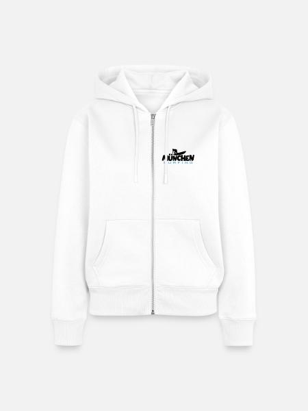 München Surfing - Frauen Premium Bio Zip Hoodie - Weiß