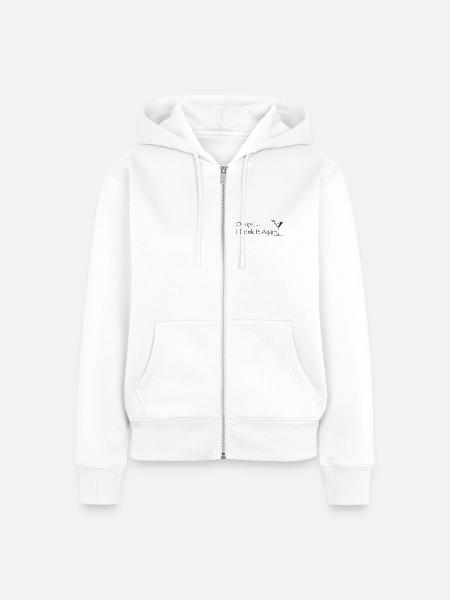 Espresso Martini Again - Frauen Premium Bio Zip Hoodie - Weiß