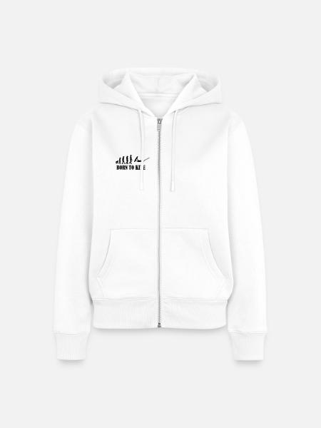 Kiteboard,Kiteboarder,Kite,Kiteboarding,Meer,Board - Frauen Premium Bio Zip Hoodie - Weiß