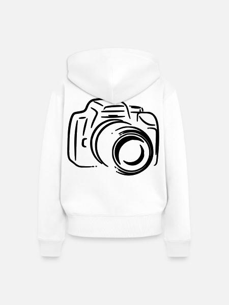 Foto-Reflex - Frauen Premium Bio Zip Hoodie - Weiß