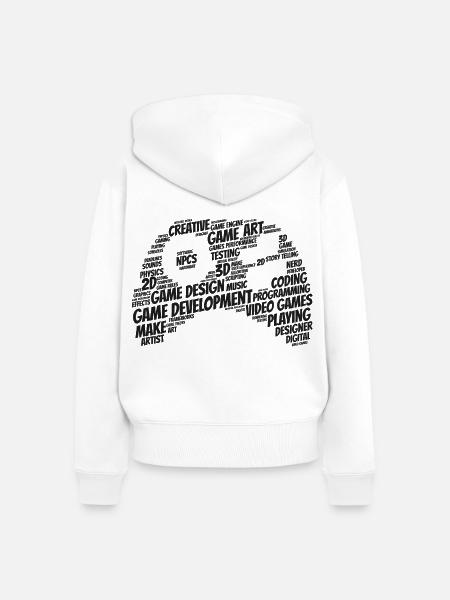 Spiele Entwickler - Frauen Premium Bio Zip Hoodie - Weiß
