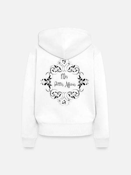 meine kleinen Sachen - Frauen Premium Bio Zip Hoodie - Weiß