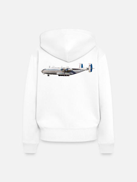 An-22 Antei - Frauen Premium Bio Zip Hoodie - Weiß