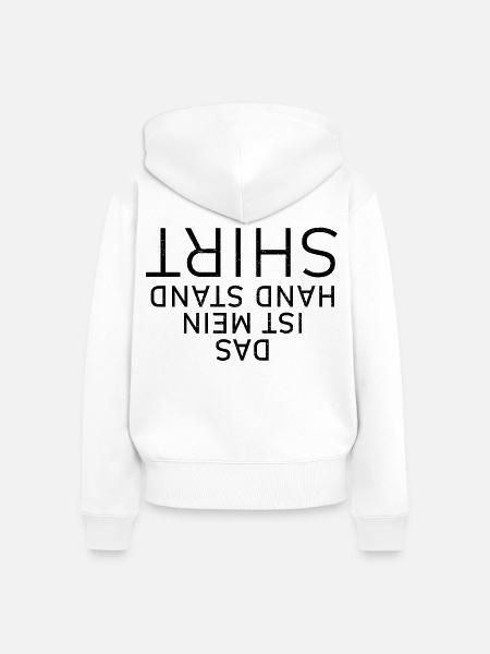 Handstand - Frauen Premium Bio Zip Hoodie - Weiß