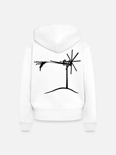 Klapotetz, Südsteiermark, Steiermark, Weinstraße - Frauen Premium Bio Zip Hoodie - Weiß