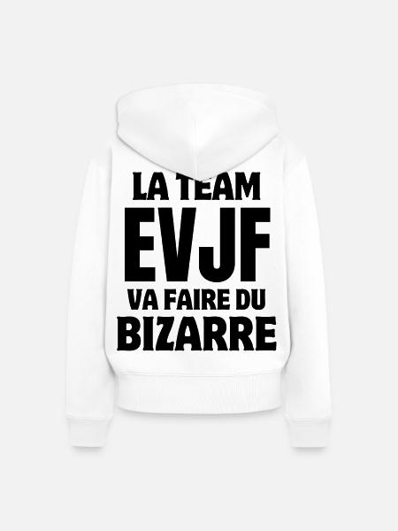 Junggesellinnenabschied, Hochzeit - Frauen Premium Bio Zip Hoodie - Weiß