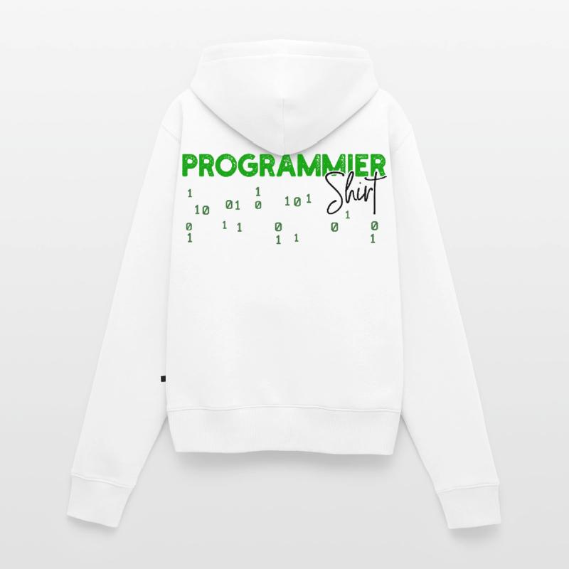 Programmer Developer Code Statement Scripting Women's Premium Organic Zip Hoodie