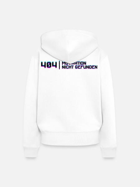 Developer Code Debug Statement Entwickler Dev - Frauen Premium Bio Zip Hoodie - Weiß
