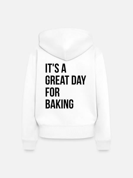 Baker Baker Baker - Frauen Premium Bio Zip Hoodie - Weiß