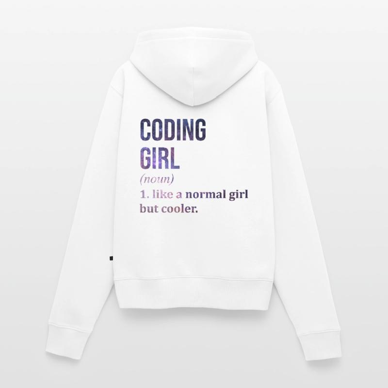 Coding Coding Coding Women's Premium Organic Zip Hoodie