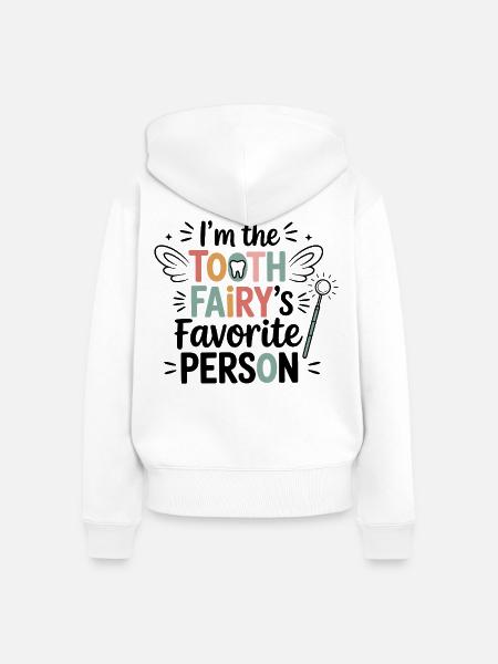 Zahntechniker/in - Frauen Premium Bio Zip Hoodie - Weiß