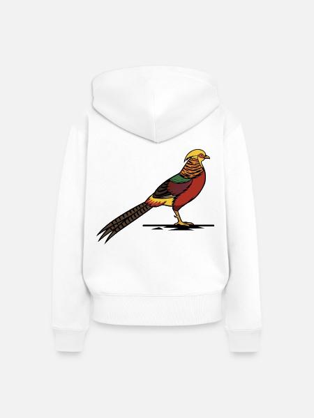 Snipe Wilderness Feuchtgebiete - Frauen Premium Bio Zip Hoodie - Weiß