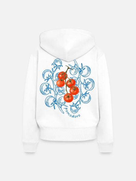 Hobbygärtner Plant Mom Gartenfan Geschenkidee - Frauen Premium Bio Zip Hoodie - Weiß