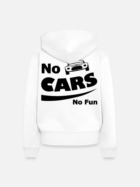 Spass und Autos - Frauen Premium Bio Zip Hoodie - Weiß