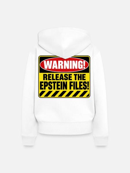 Release the Files - Frauen Premium Bio Zip Hoodie - Weiß