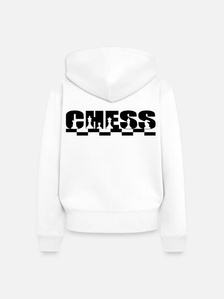 Chess - Frauen Premium Bio Zip Hoodie - Weiß