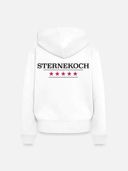 Sternekoch - Frauen Premium Bio Zip Hoodie - Weiß