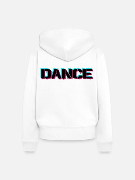 Dance - Frauen Premium Bio Zip Hoodie - Weiß