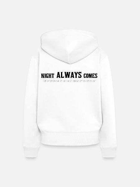 Design der Mondsplitter - Frauen Premium Bio Zip Hoodie - Weiß