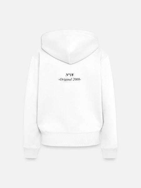 Original 2008 - Frauen Premium Bio Zip Hoodie - Weiß