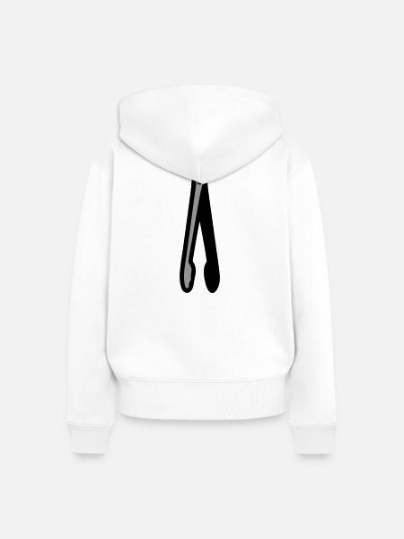 Küchenzange Gastro Kochen Grillen Catering - Frauen Premium Bio Zip Hoodie - Weiß