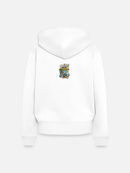 Juckt ’nen Toten - Frauen Premium Bio Zip Hoodie - Weiß