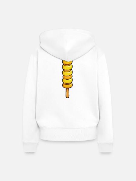 Eis am Stiel - Frauen Premium Bio Zip Hoodie - Weiß