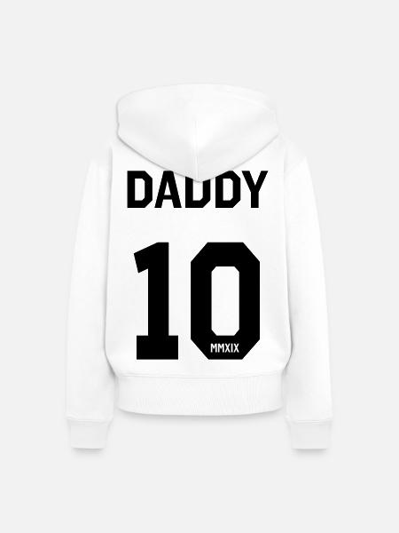 Daddy 2019 - Frauen Premium Bio Zip Hoodie - Weiß