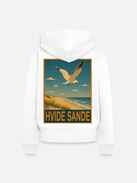 Hvide Sande - Frauen Premium Bio Zip Hoodie - Weiß