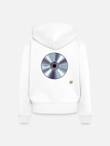 Global Chrome Energy - Frauen Premium Bio Zip Hoodie - Weiß
