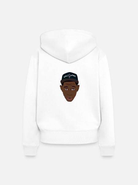 Tyler Wolfgang - Frauen Premium Bio Zip Hoodie - Weiß