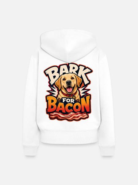 Labrador Retriever - Frauen Premium Bio Zip Hoodie - Weiß