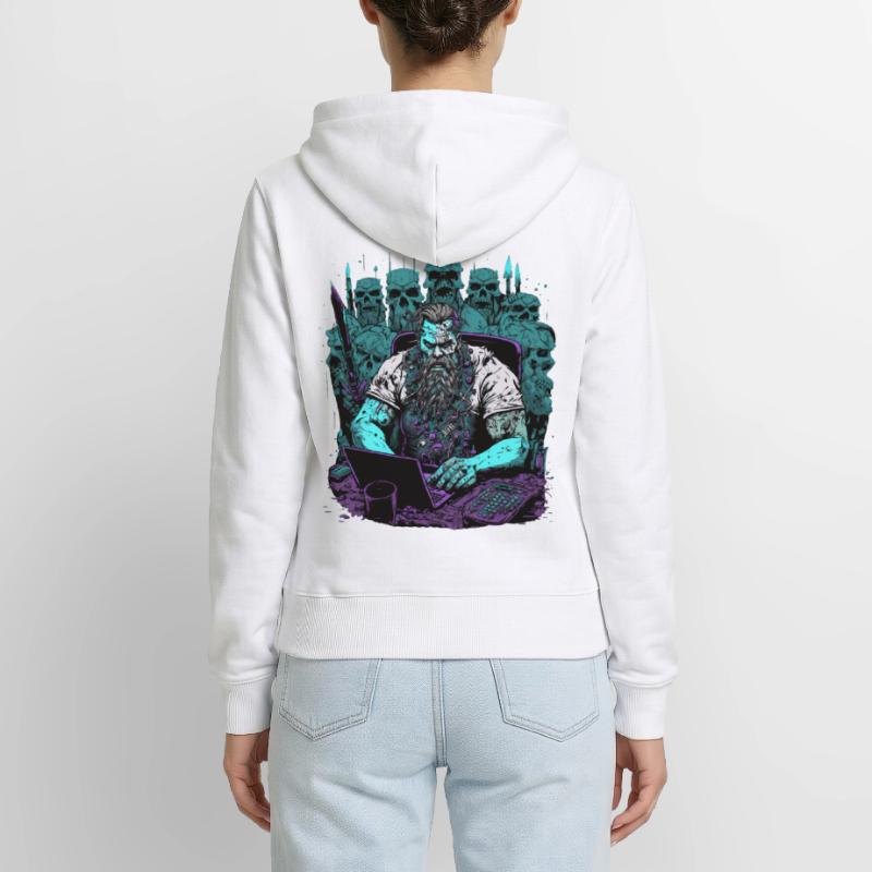 Admin Wiking programs computers Women's Premium Organic Zip Hoodie