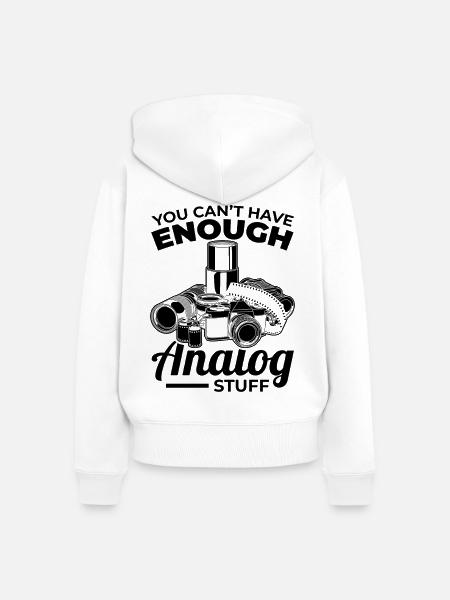 Lustiger Fotografie Spruch - Frauen Premium Bio Zip Hoodie - Weiß