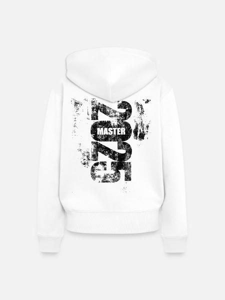 Master bestanden 2025 - Prüfung - Erfolg - Frauen Premium Bio Zip Hoodie - Weiß