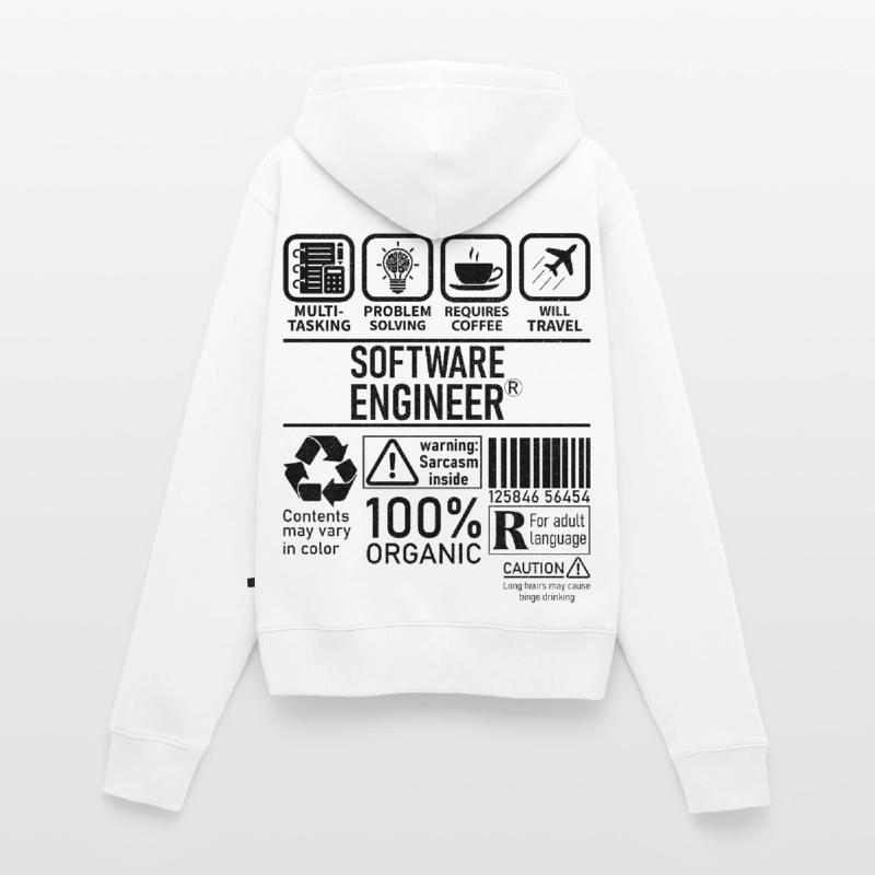 Software Engineer multi tasking problem solving Frauen Premium Bio Zip Hoodie