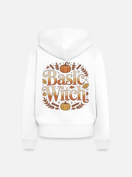 Witchcraft Basic Witch Enchanted Tarot Reading - Frauen Premium Bio Zip Hoodie - Weiß